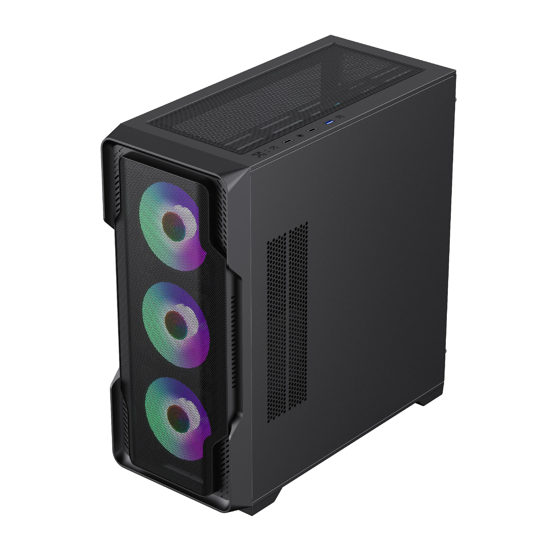 Кутия Gamemax SIEGE Black Case EATX ARGB