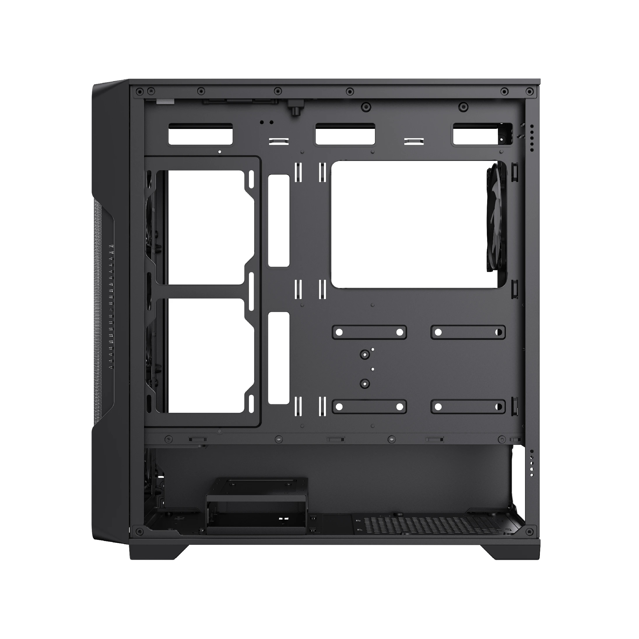 Кутия Gamemax SIEGE Black Case EATX ARGB
