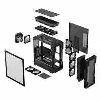 Кутия Gamemax SIEGE Black Case EATX ARGB
