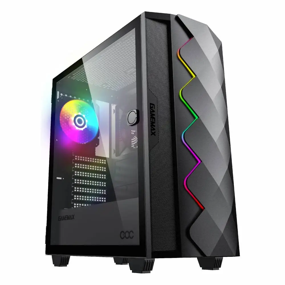 Кутия Gamemax Diamond COC Black Case EATX ARGB