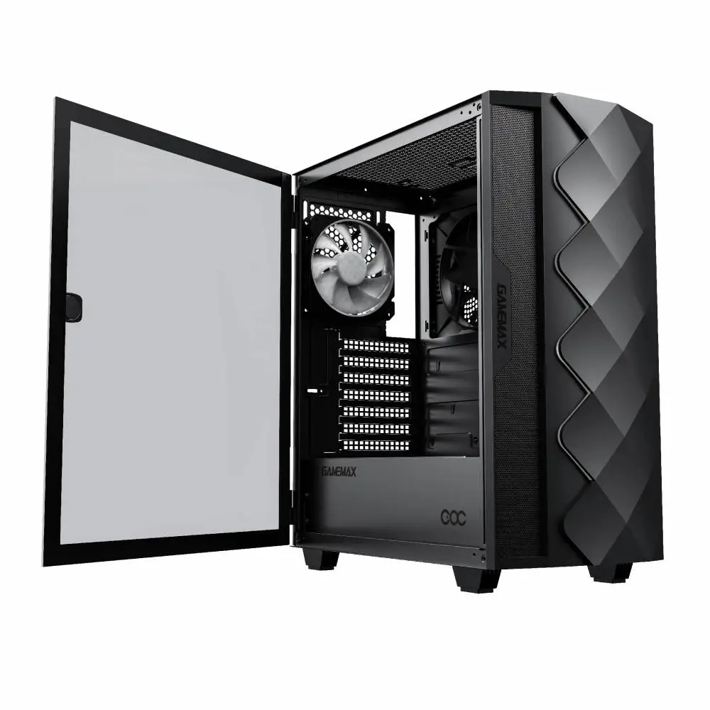 Кутия Gamemax Diamond COC Black Case EATX ARGB