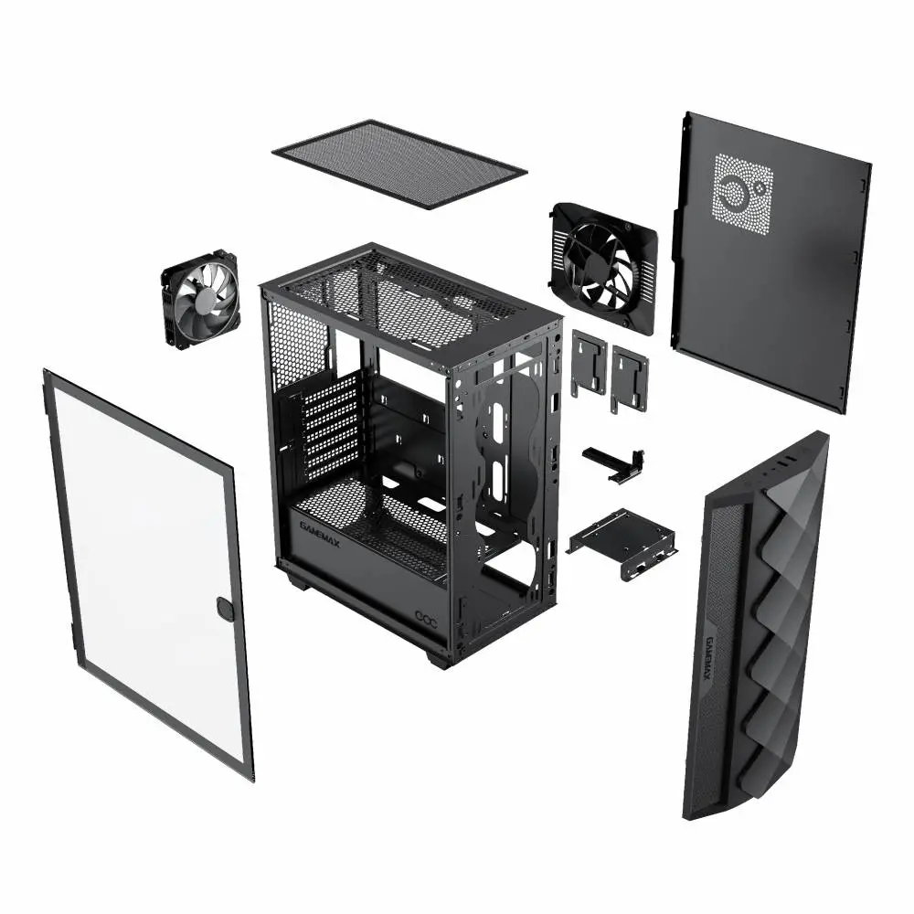 Кутия Gamemax Diamond COC Black Case EATX ARGB
