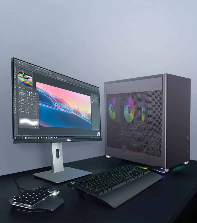 Carcasa Gamemax MeshBOX Black Full Mesh Case ATX