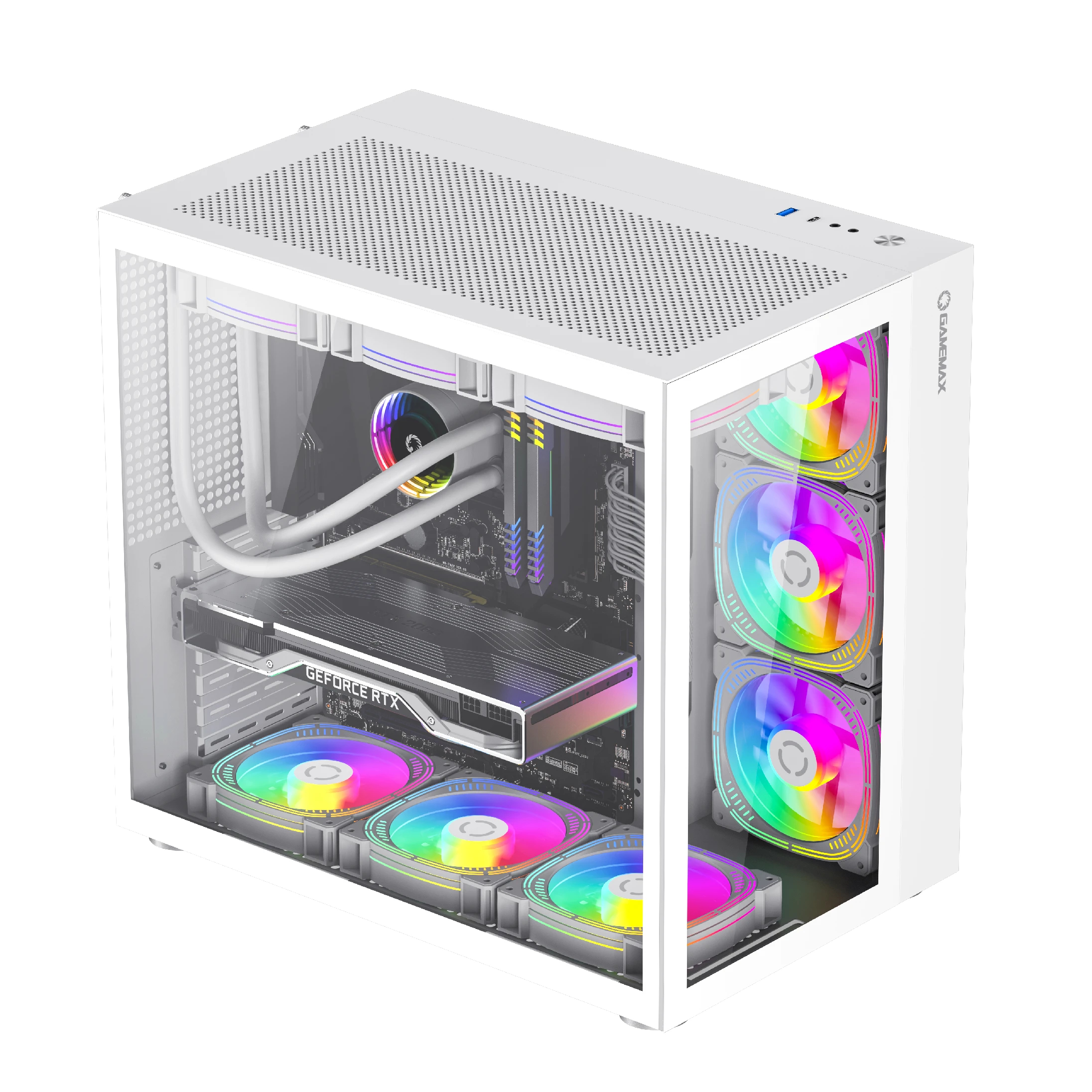 Кутия Gamemax Infinity White Case ATX