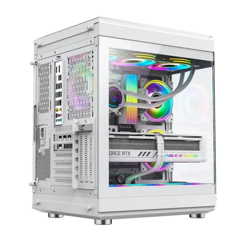 Кутия Gamemax HYPE White Case ATX ARGB