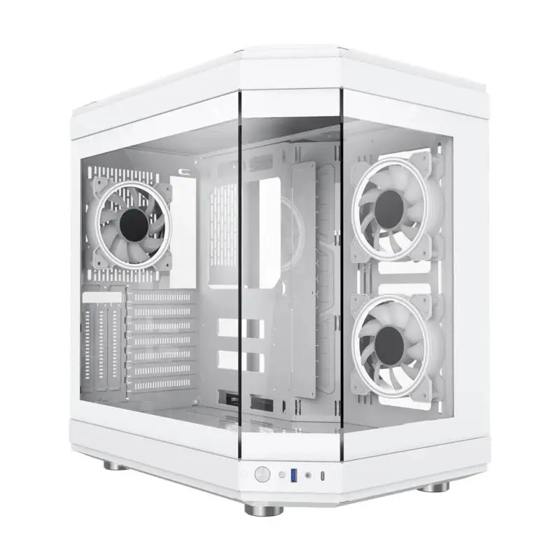 Кутия Gamemax HYPE White Case ATX ARGB