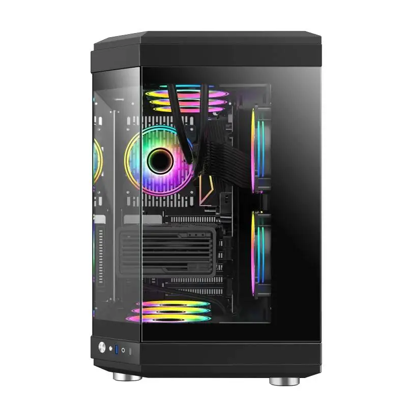 Кутия Gamemax HYPE Black Case ATX ARGB