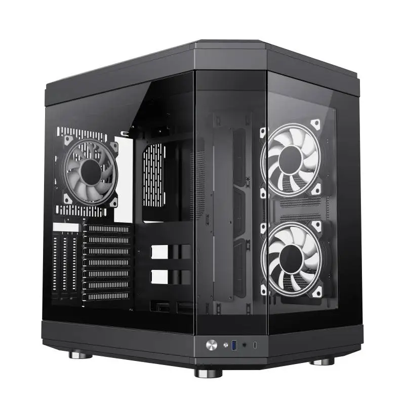 Кутия Gamemax HYPE Black Case ATX ARGB