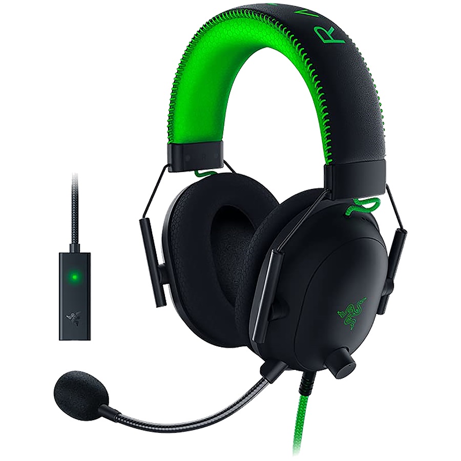 Геймърски слушалки Razer BlackShark V2 Wired Gaming Headset + USB Sound Card SE World Packaging - RZ04-03230200-R3M1