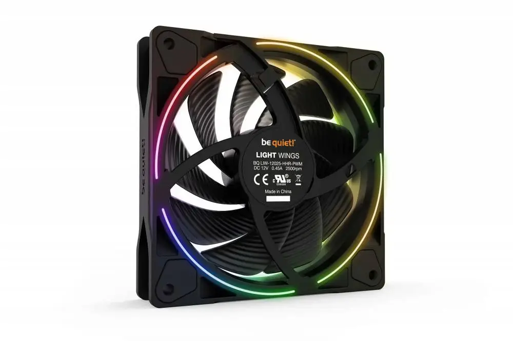 Комплект вентилатори be quiet! LIGHT WINGS 120mm PWM high-speed Triple-Pack Fan 3-in-1 3 x 120mm