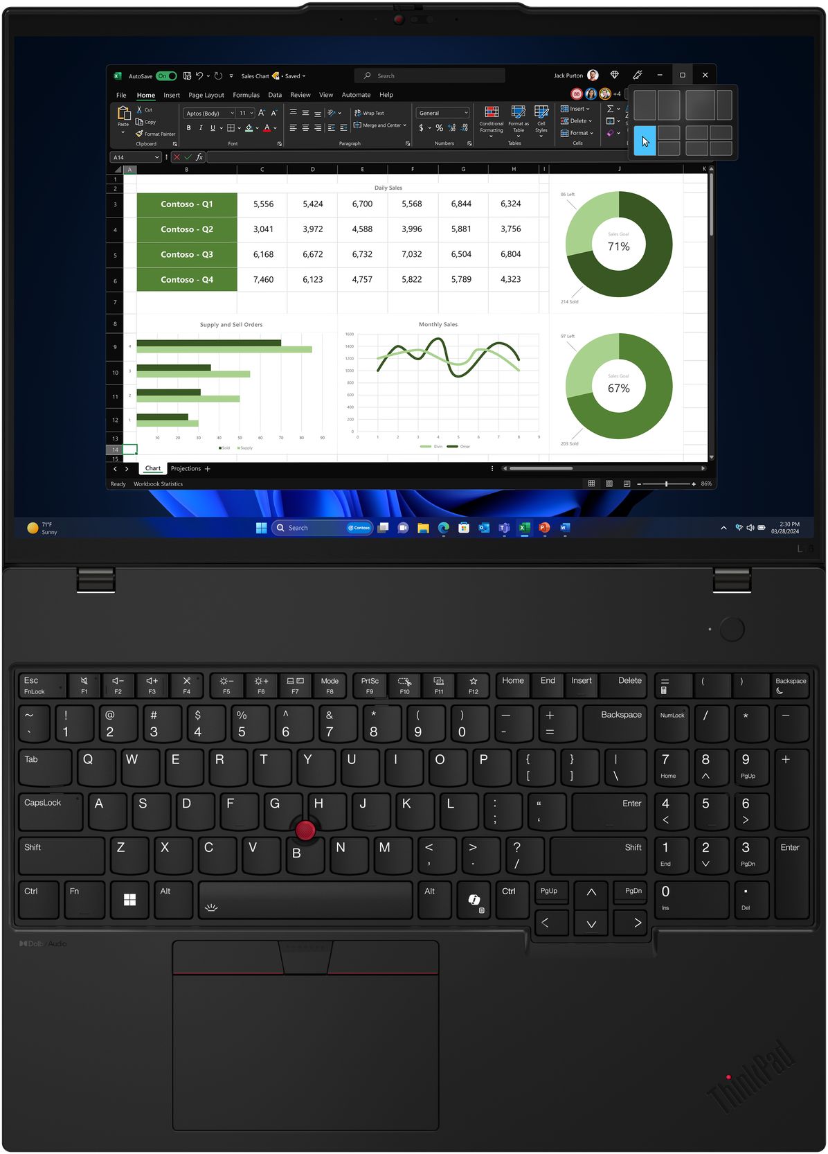 Лаптоп Lenovo ThinkPad L16 G1 - 21L3002XBM