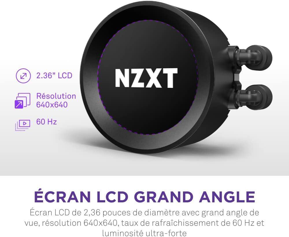 Водно охлаждане за процесор NZXT Kraken Elite 360 Black, LCD Display