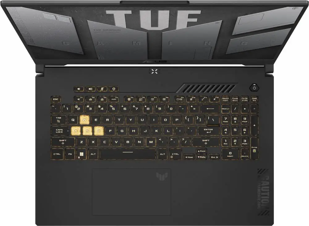Лаптоп ASUS TUF GAMING F17 FX707VU-HX106 - 90NR0CS5-M008Y0