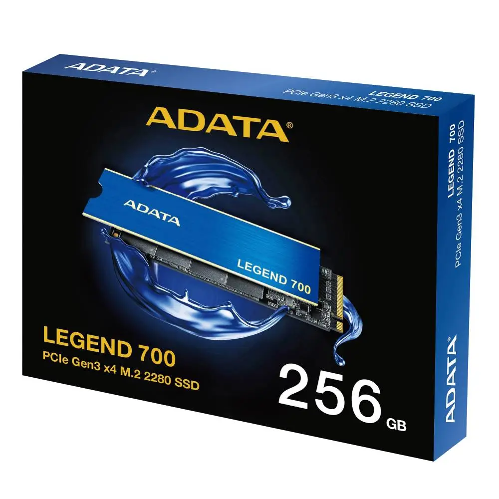 Диск SSD ADATA LEGEND 700 256GB M.2 2280 NVMe PCIe Gen3x4 - ALEG-700-256GCS