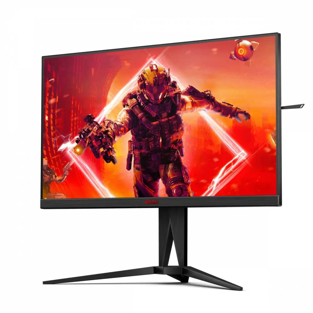 Монитор AOC AG275QXN/EU, 27", VA, QHD 2560x1440, 165Hz, 1ms, HDR, USB 3.2, Adaptive Sync, HDMI, DP 