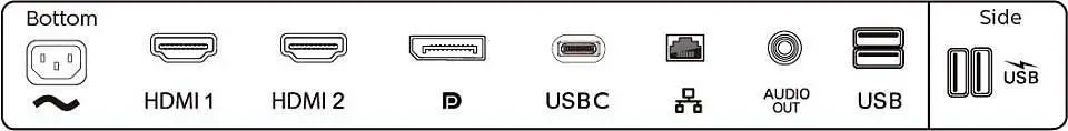 Монитор Philips 279P1/00, 27", IPS, 4K UHD 3840x2160, 60hz, 4ms, USB-C, RJ45, HDMI