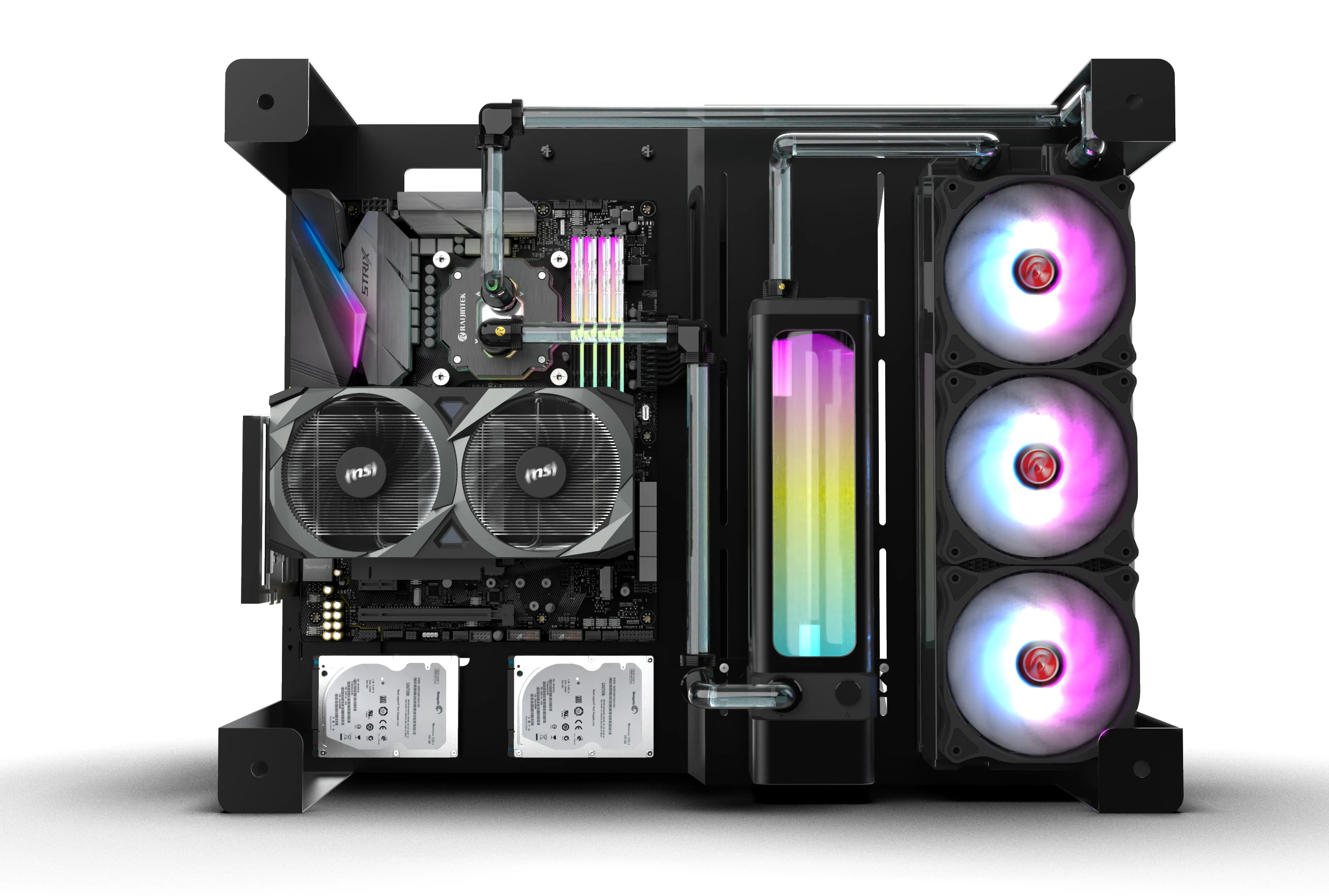 Водно охлаждане за процесор Raijintek SCYLLA PRO CA360 Water Cooling DIY KIT