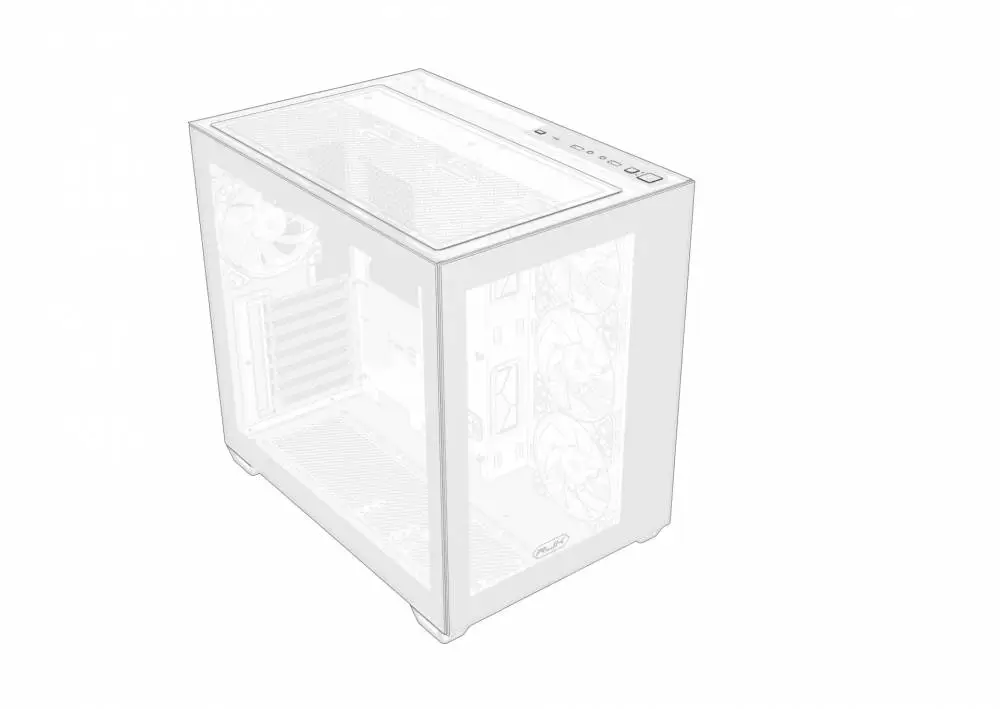 Кутия Raijintek PAEAN C7 WHITE TG4 Case ATX