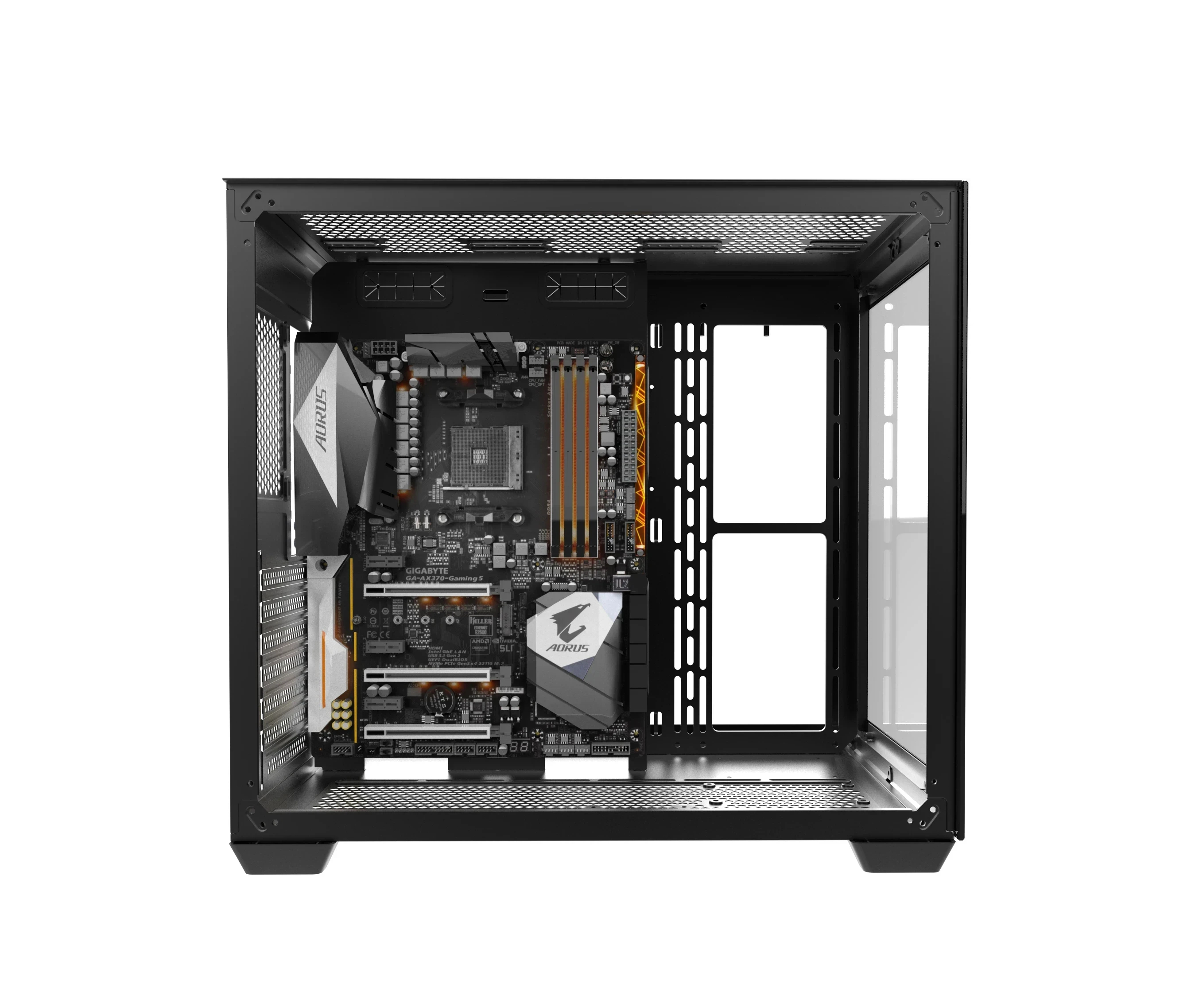 Кутия Raijintek PAEAN C7 BLACK TG4 Case ATX