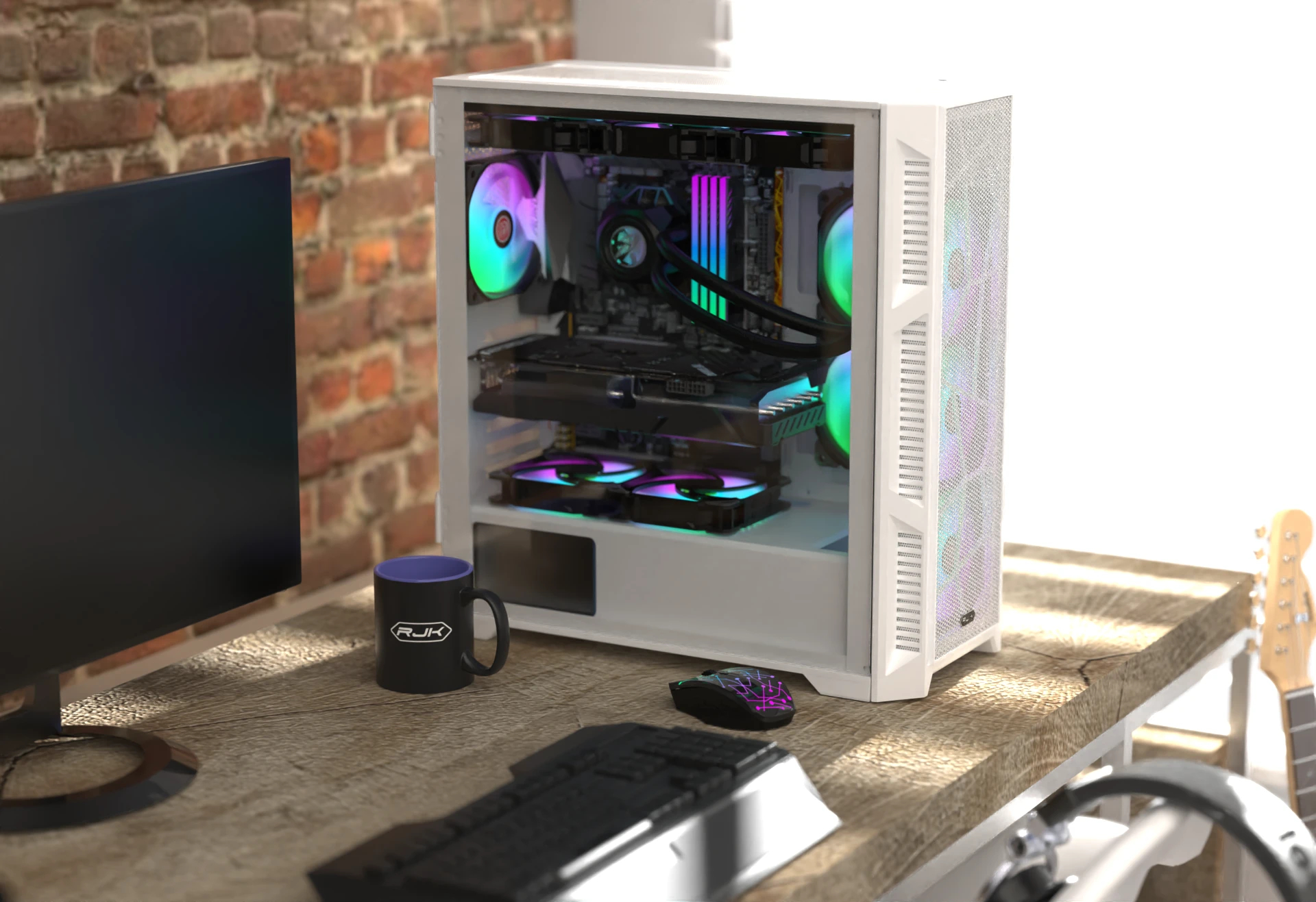 Кутия Raijintek PONOS ULTRA WHITE MS4 Case EATX