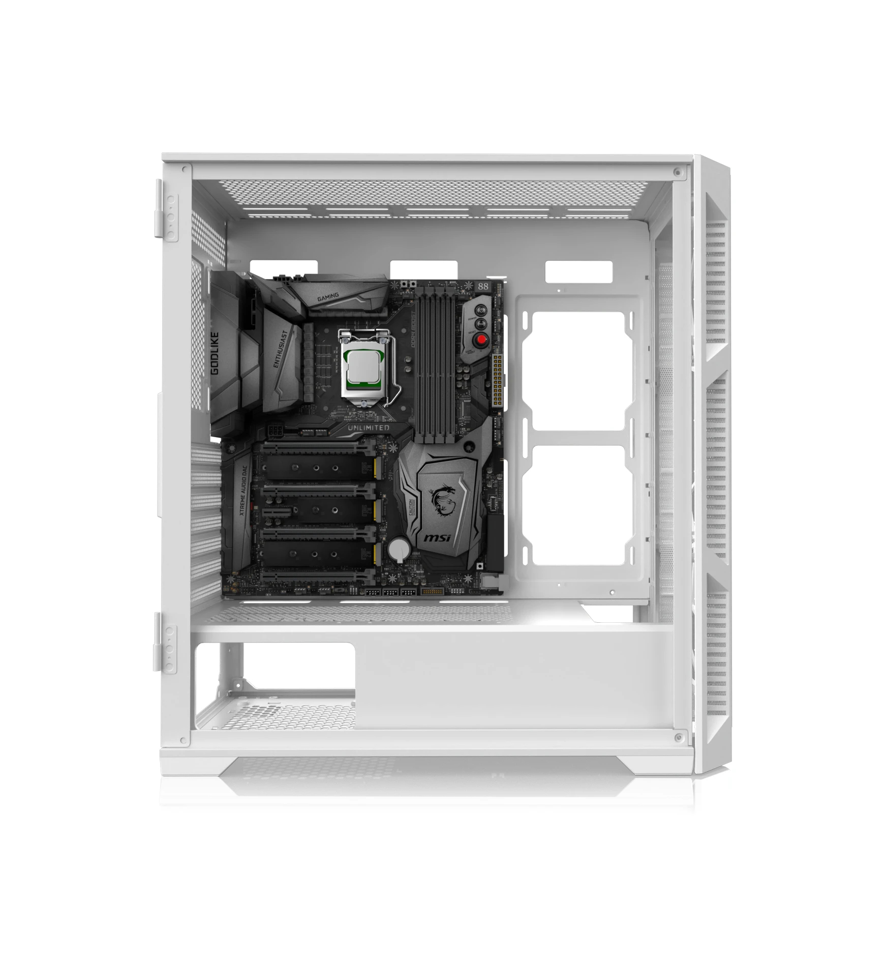 Кутия Raijintek PONOS ULTRA WHITE MS4 Case EATX