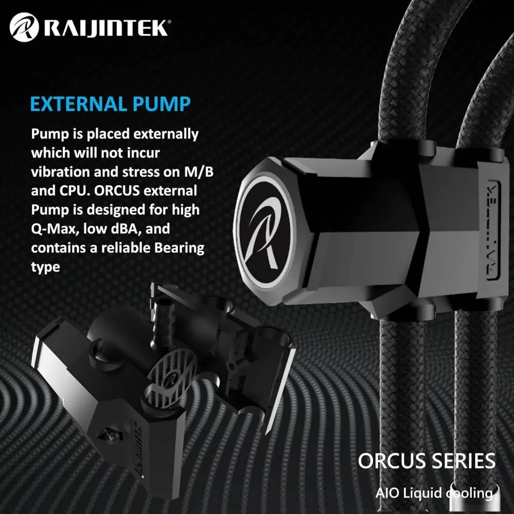Водно охлаждане за процесор Raijintek ORCUS 120 RBW Water Cooling