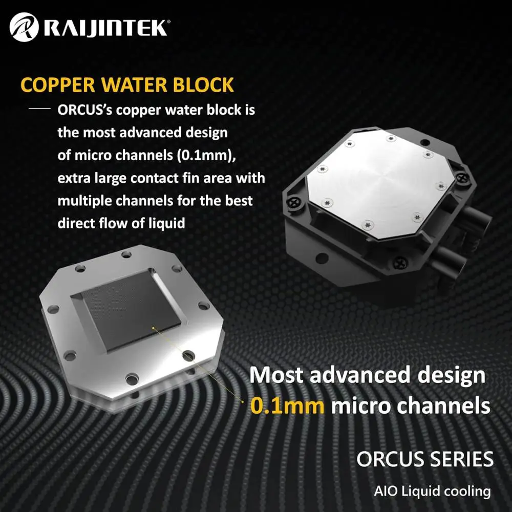 Водно охлаждане за процесор Raijintek ORCUS 120 RBW Water Cooling