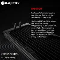 Водно охлаждане за процесор Raijintek ORCUS 120 RBW Water Cooling