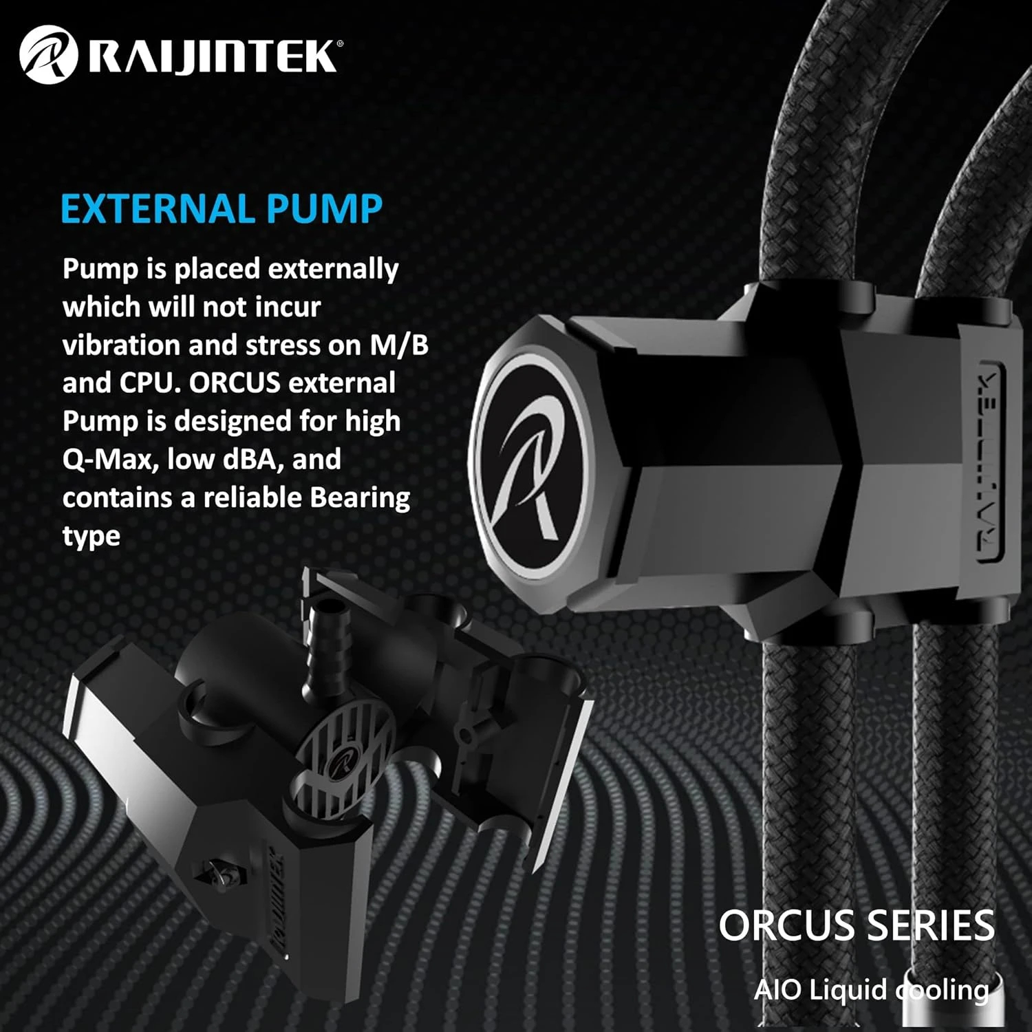 Водно охлаждане за процесор Raijintek ORCUS 140 RBW Water Cooling