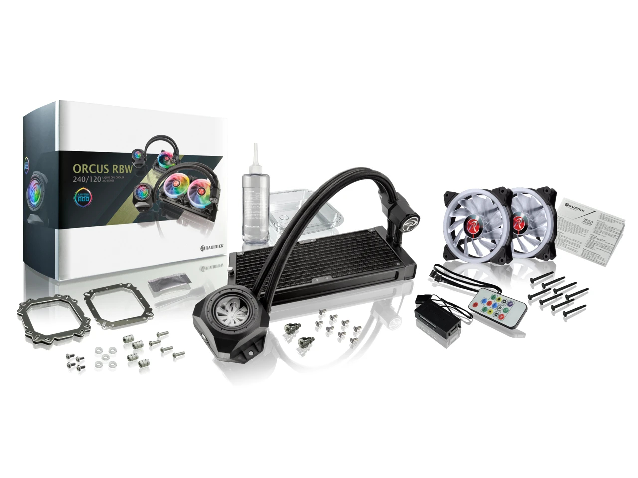 Водно охлаждане за процесор Raijintek ORCUS 240 RBW Water Cooling