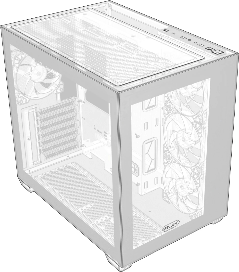 Кутия Raijintek PAEAN C7 Black Case ATX
