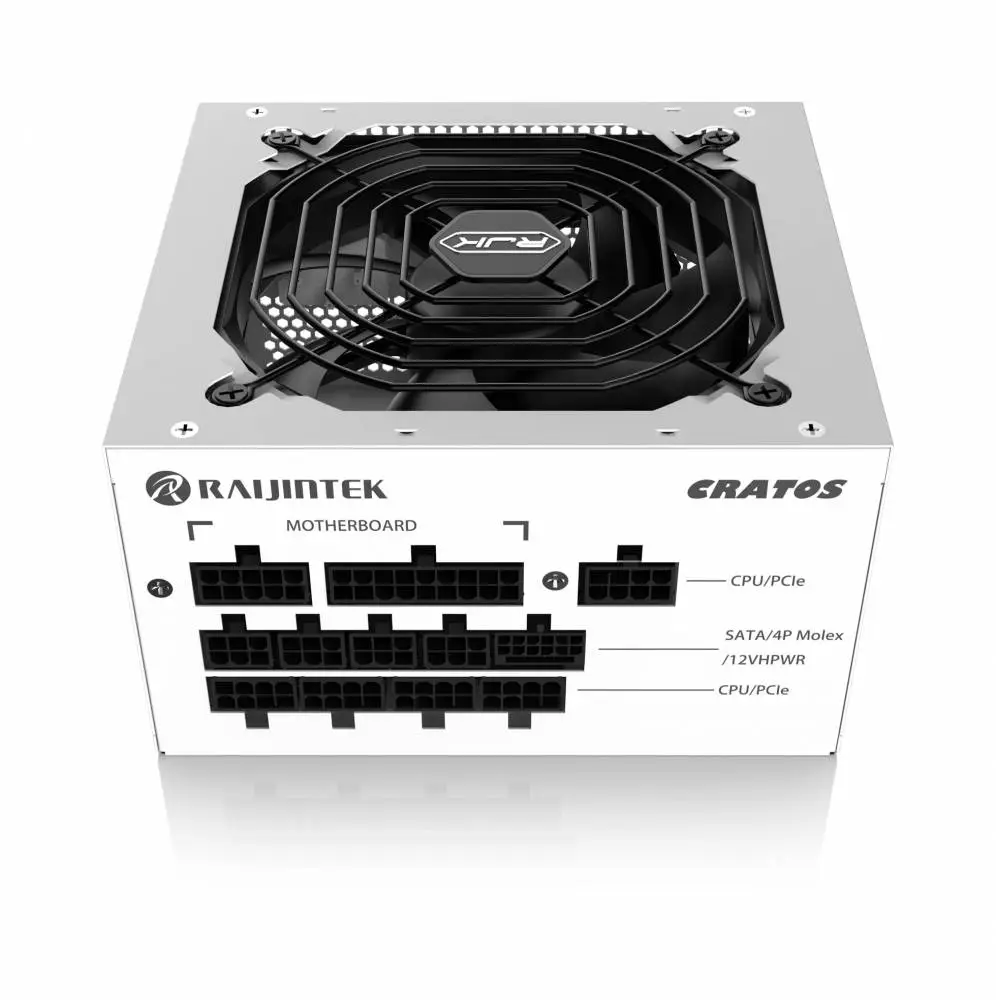 Захранване Raijintek CRATOS 1200 PSU ATX 3.0 1200W 80 Plus Gold PCIe Gen5 White