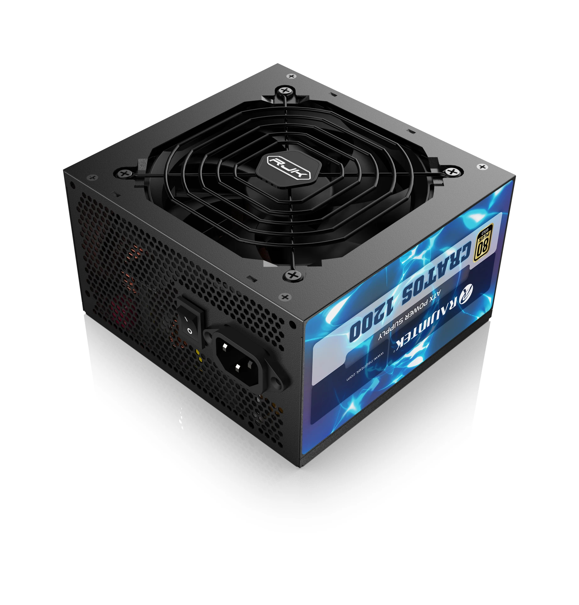 Τροφοδοτικό Raijintek CRATOS 1200 PSU ATX 3.0 1200W 80 Plus Gold PCIe Gen5 Black