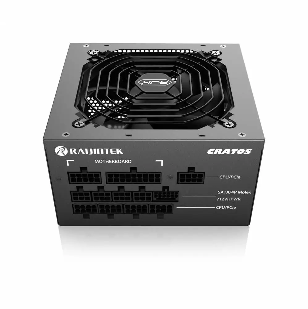 Τροφοδοτικό Raijintek CRATOS 1200 PSU ATX 3.0 1200W 80 Plus Gold PCIe Gen5 Black
