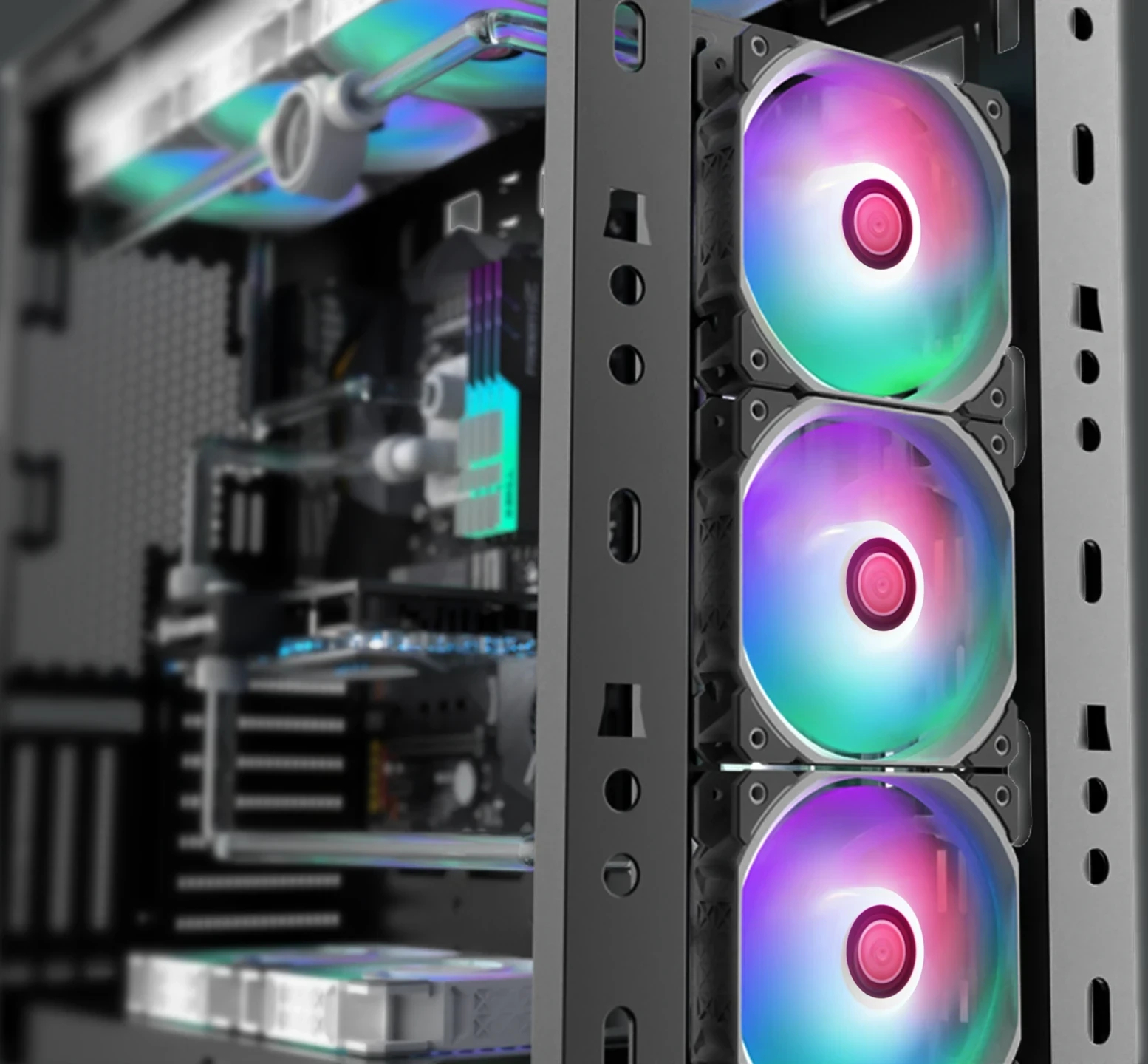 Комплект вентилатори Raijintek AGERAS 12 3x120mm PWM ARGB-3