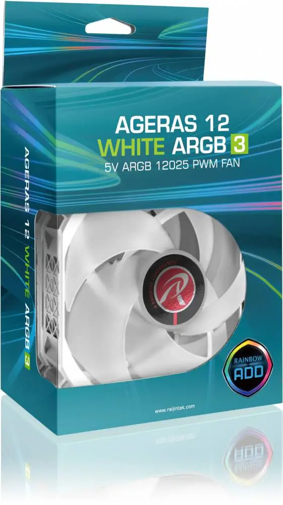 Комплект вентилатори Raijintek AGERAS 12 3x120mm PWM ARGB-3