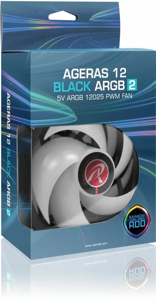 Комплект вентилатори Raijintek AGERAS 12 2x120mm PWM ARGB-2
