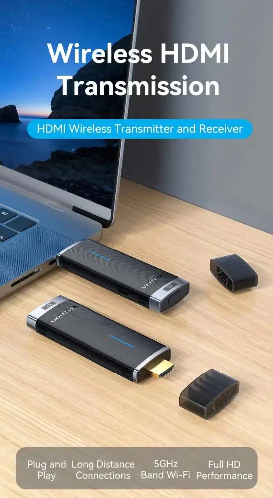 Vention безжичен трансмитер Wireless HDMI Transmitter - ADCB0