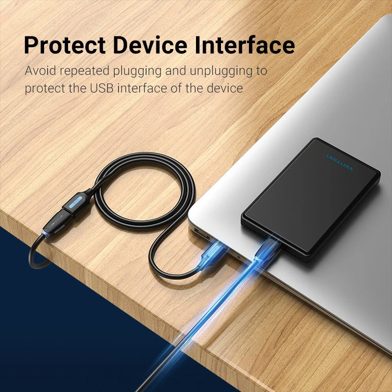 Vention Кабел USB 3.0  Extension AM / AF - 3.0M Black - CBHBG