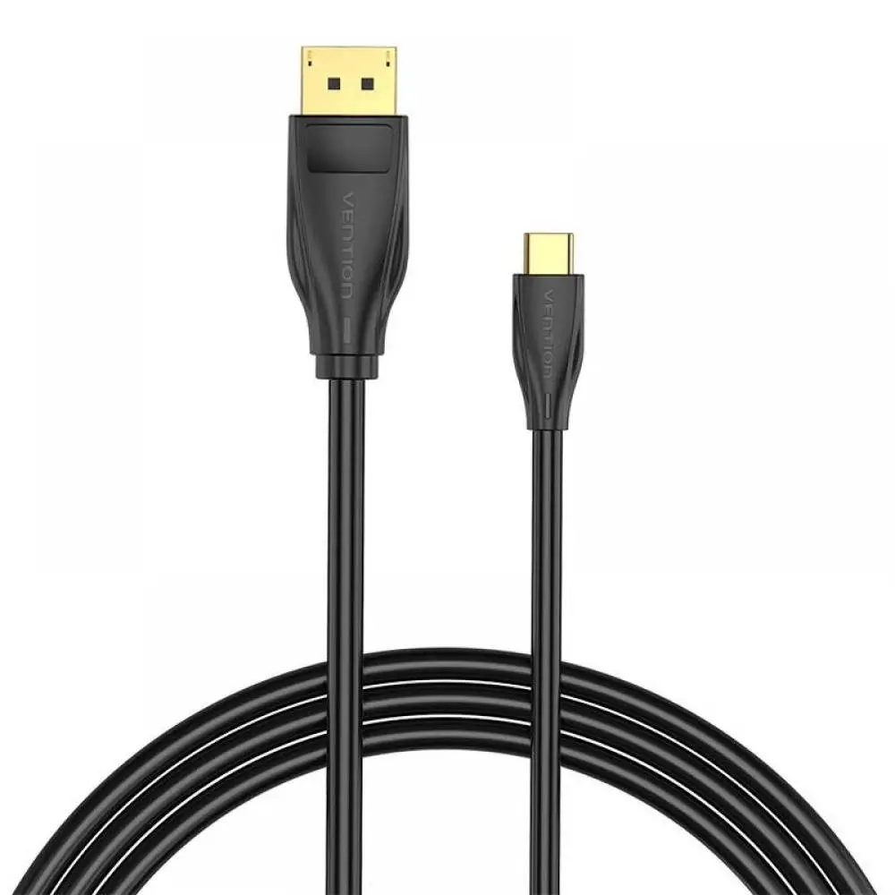 Vention καλώδιο Cable Type-C to DisplayPort - 1.5m 8K Μαύρο - CGYBG