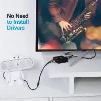 Vention аудио конвертор Analog Audio Convertor Optical/Coaxial F -> 2 x RCA/TRS 3.5mm F - BDFB0
