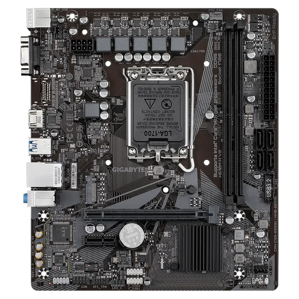 Дънна платка GIGABYTE H610M H V2 DDR5