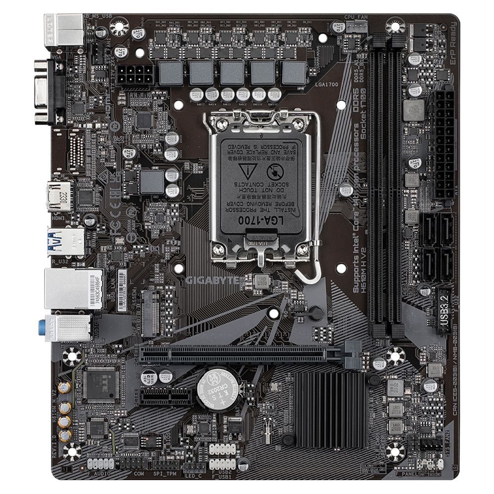 Дънна платка GIGABYTE H610M H V2 DDR5