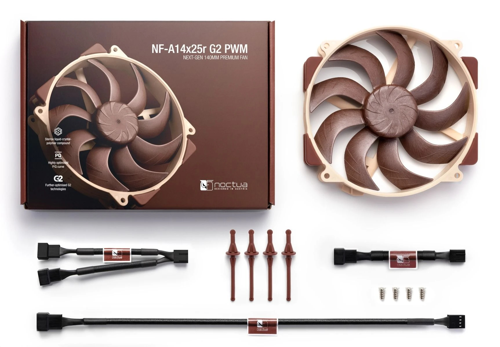 Вентилатор Noctua NF-A14x25r G2 PWM 140mm