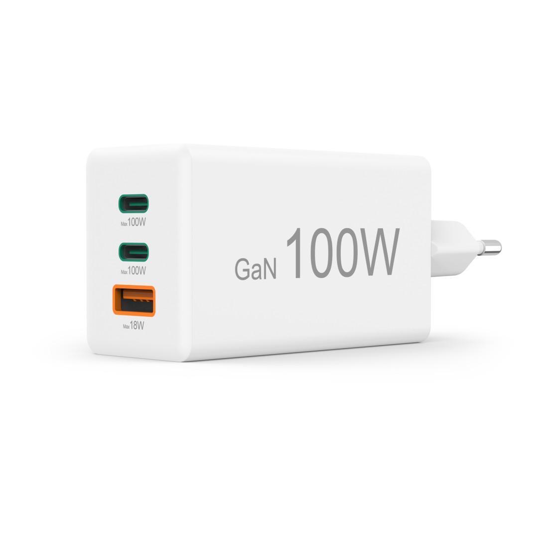 HAMA Бързо зарядно, 100 W, GaN, 201997