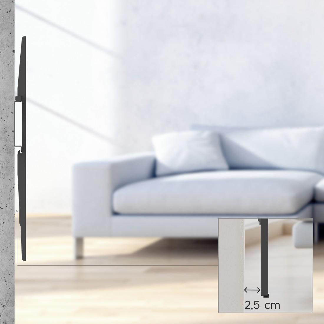 HAMA Wall mount for TV, 229 cm (90") up to 60 kg, 220815
