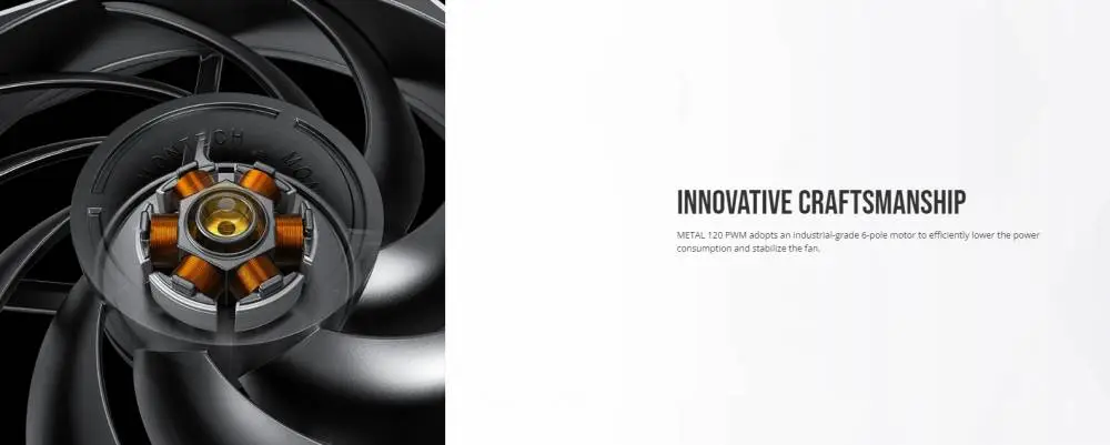 Вентилатор Montech METAL 120 PWM Fan 120mm PWM