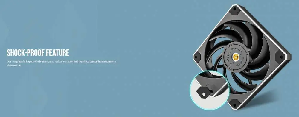 Вентилатор Montech METAL 120 PWM Fan 120mm PWM