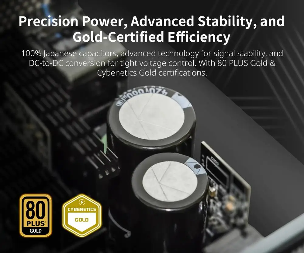 Захранване Montech TITAN GOLD 1000 (1000W) PSU 80 Plus Gold ATX 3.0 Full Modular