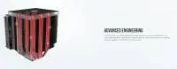 Охладител за процесор Montech METAL DT24 PREMIUM CPU Cooler Dual Tower ARGB Black